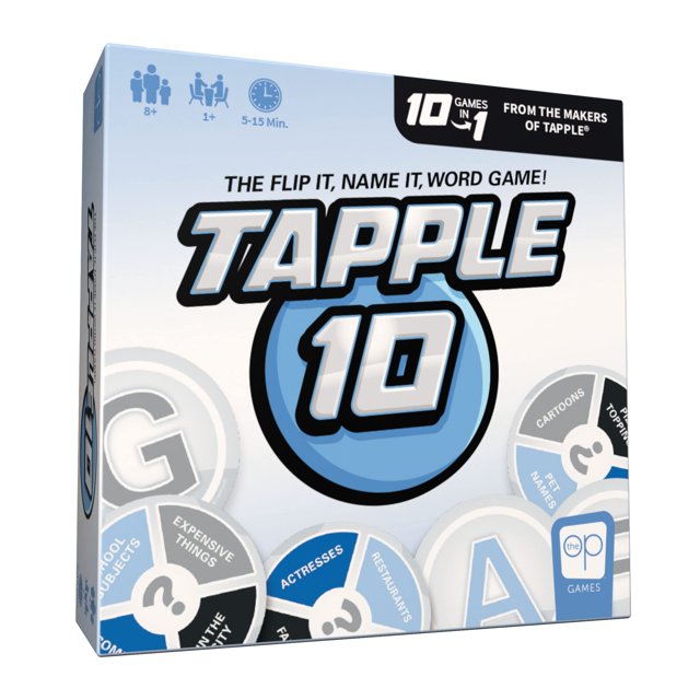 Juego de cartas USAopoly Tapple 10 Fast-Raceed Fun Family 8+ Edades