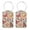 Multi3, variant on RATGON 2 Pack Luggage tag PU Leather with Stainless Steel Loop Window Flower Dragonfly Specimen Travel Trip