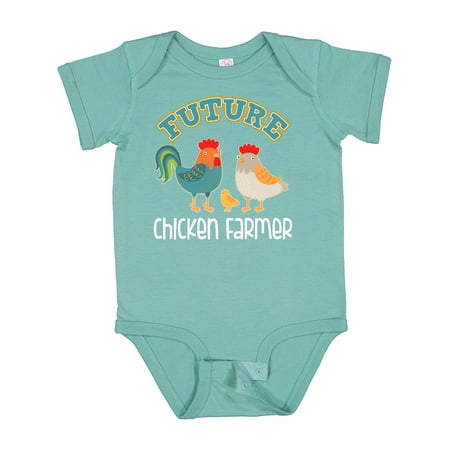 

Inktastic Future Chicken Farmer in Training Gift Baby Boy or Baby Girl Bodysuit