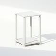 thumbnail image 2 of Furinno Turn-N-Tube Nightstand, Bedside Table, White/White, 2 of 6