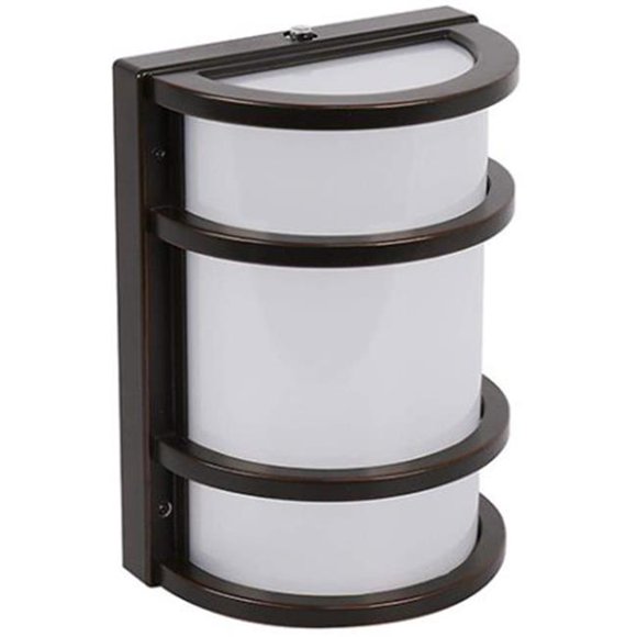 6 in. Security Wall Light Half Moon