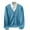 A-Light Blue, variant on Men's Casual Cardigan Sweaters Long Sleeve V-Neck Cardigans Casual Solid Color Button Down Knitted Sweater A-Light Blue