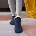 thumbnail image 4 of Deago Women's Slipper Socks with Grippers Non Slip Winter Thick Warm Fuzzy Socks Cozy House Slippers Christmas Gifts, 4 of 8