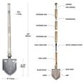 thumbnail image 4 of Kopwin Brand Camping Multitool Survival Shovel Military Grade Aluminum Camp Shovel, 4 of 7