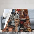 thumbnail image 2 of JJ Maybank Blanket Warm Flannel Throw Air Conditioning Blanket Micro Fleece Blanket Suitable for Living Room Bedroom Sofa Home Decor Gift 60"x50", 2 of 6