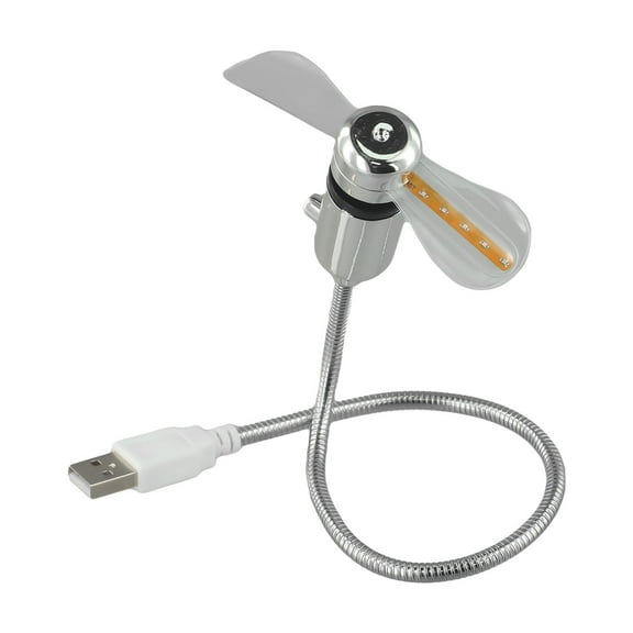 Led Clock Fan, Usb Clock Fan, Practical Personal Practical Multi-Function Fan
