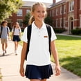 thumbnail image 3 of BFHHYA Boys Short Sleeve Golf Shirts with Chest Pocket Lightweight Classic Collar Henley Shirts Casual Tops for Daily or School 2-15 Years, 3 of 8