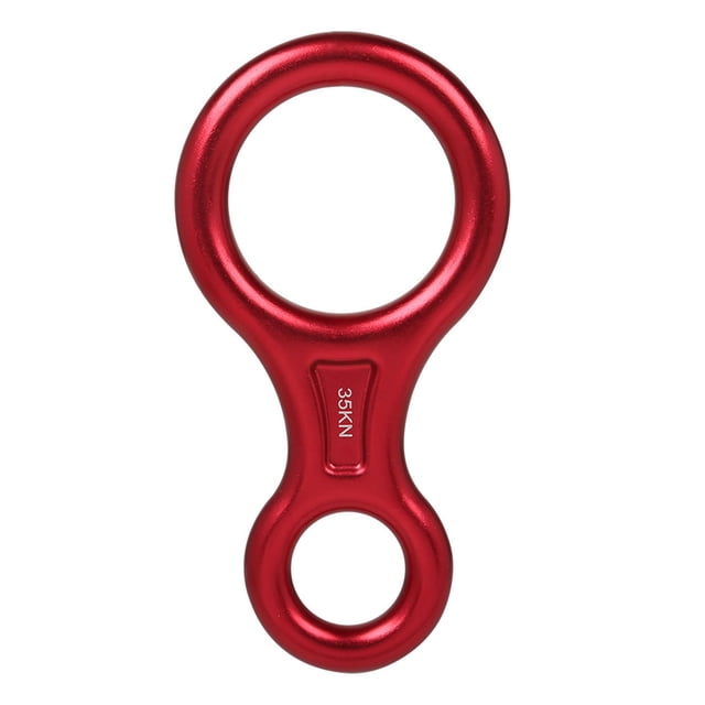Figura de rescate Descensor en forma de 8 Descensor de Figura de 35 KN Figura de escalada de aluminio Jadeshay