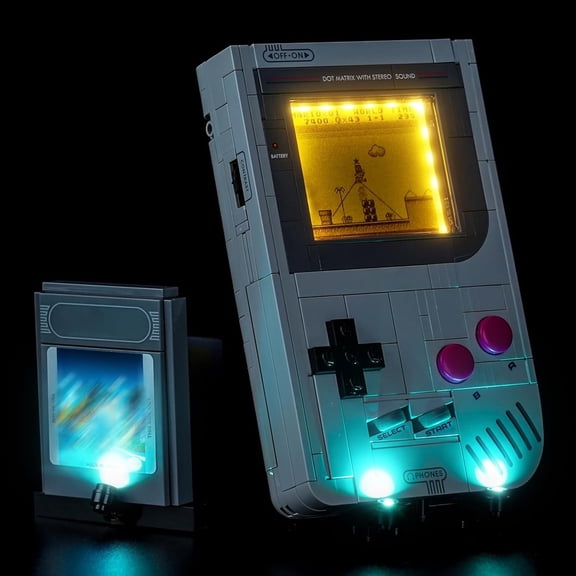 Upgraded Led Light Kit Compatible with Lego Game Boy Building Set, Lights Decoration Compatible with Lego 72046 (Model Not Included)