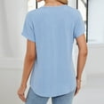 thumbnail image 7 of Youyipin Womens Summer Tops Spring Fashion Short Dolman Sleeve Shirts 2025 Fashion V Neck Outfits Going Out Tops For Women, 7 of 7
