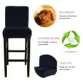thumbnail image 2 of Bar Stool Covers High Stretch Chair Cover Washable Chair Slipcovers Anti-Dust Removable  Chair Cover Protector for Dining Room Living Room Use, 2 of 4