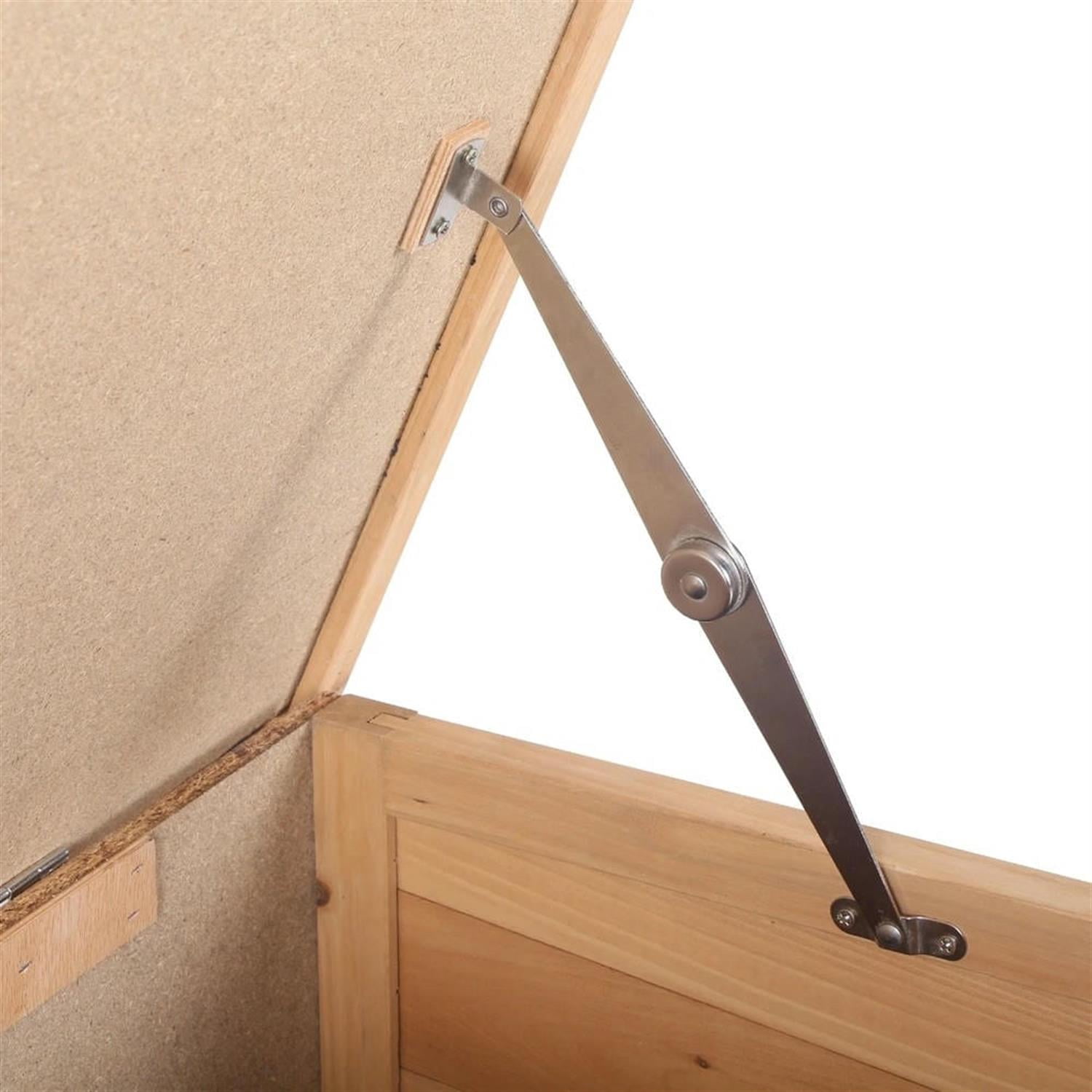 resenkos 44" Outdoor Rabbit Hutch with Waterproof Roof, No Leak Tray and Feeding Trough, Wooden Small Animal Habitat Enclosure Bunny Cage for Bunnies, Guinea Pigs, Yellow