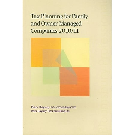 Tax Planning For Family And Owner Managed Companies