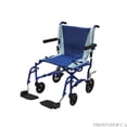 thumbnail image 1 of Fauteuil Roulant de TranSport en Aluminium -, 1 of 2