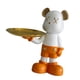 thumbnail image 3 of Bandeja de almacenamiento de oso, linda resina decorativa, divertida y moderna escultura de oso, llavero para pendientes, amarillo, 3 of 12