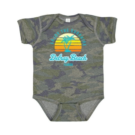 

Inktastic Summer Enjoy the Sunshine Delray Beach Florida in Blue Gift Baby Boy or Baby Girl Bodysuit