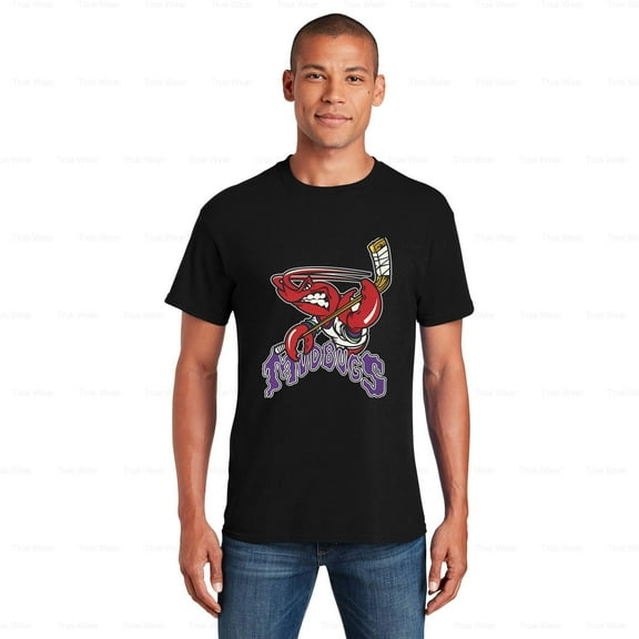 WéarCLOTHING Bossier-Shreveport Mudbugs Hockey Team Logo T-shirt Sports, Minor League, Ice Hockey , for Unisex, up to size 5XL