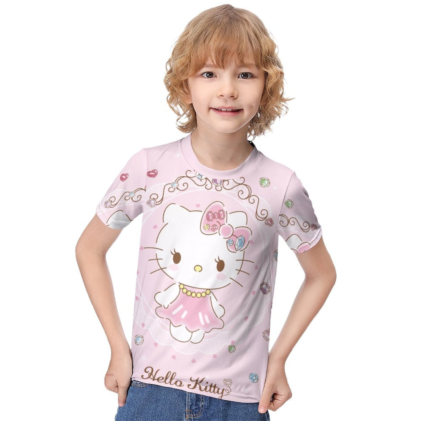 hello kitty children t shirt hello kitty shirts for girls Cute Cartoon ...