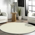thumbnail image 5 of Delara Premium Handwoven Wool and Jute Area Rug, 6' Round, Natural Boucle, 0.25" Thick, Soft & Durable for Living Room, Bedroom, Entryway, 5 of 7