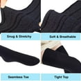 thumbnail image 4 of Meso Big Girl's Women's 2 Pairs Awesome Thigh High Cotton Socks, Comfortable, Soft and Super Durable M1025 6-9 2p-12 (Black+Dark Grey), 4 of 7