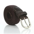 thumbnail image 2 of Gelante Children's Canvas Elastic Fabric Woven Stretch Braided Belts -Coffee-M (24-26), 2 of 3