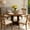 Walnut, variant on Litake Round Dining Table for 4, 43.3'' Wood Kitchen Table for Dining Room, Farmhouse Dinner Tables for Kitchen, Living Room, Cafe, Apartment, Small Spaces, Natural Wood