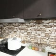 thumbnail image 6 of MoreFarther Beige Brick Peel and Stick Wallpaper, 17.71" x 236.22", 1 Piece, 6 of 8