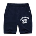 thumbnail image 3 of EnJoCho Toddler Children Boys Pull On Cartoon Numbers Prints Pockets Sports Shorts Casual Baseball Running Wear Pants Shorts Clothes Clearance 5-6 Years, 3 of 3