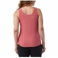 thumbnail image 2 of 32 Degrees Cool Women's Ribbed Fitted Bra Tank, Slate Rose XL, 2 of 2