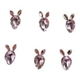thumbnail image 2 of 6Pcs Nail Art Decor Shining Non-falling Three-dimensional Faux Crystal DIY Gloss Nail Patchwork Bunny Nail Rhinestones Manicure Store Supply, 2 of 8