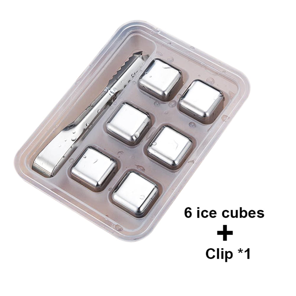 LeKing 304 Stainless Steel Ice Cubes Freezer Metal Coffee Drink Whiskey