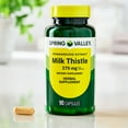 thumbnail image 5 of Spring Valley Standardized Extract Milk Thistle Dietary Supplement Capsules, 175 mg, 90 Count, 5 of 11