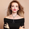 thumbnail image 4 of Birthday Gift Chunky Gold Necklace Lock Padlock Locket Pendant Coin Curb Chain Layering Necklace for Women Necklace Jewelry for Everyday Wear Simple Trendy Choker Minimalist Faith Christian Cross Gif, 4 of 5
