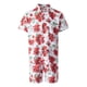 thumbnail image 3 of Sunloudy - Conjunto de camisa de manga corta con botones y pantalones cortos de playa para hombre Sunloudy moda, 3 of 9