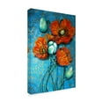 thumbnail image 2 of Trademark Fine Art 'Orange Poppies On Blue' Canvas Art by Cherie Roe Dirksen, 2 of 3