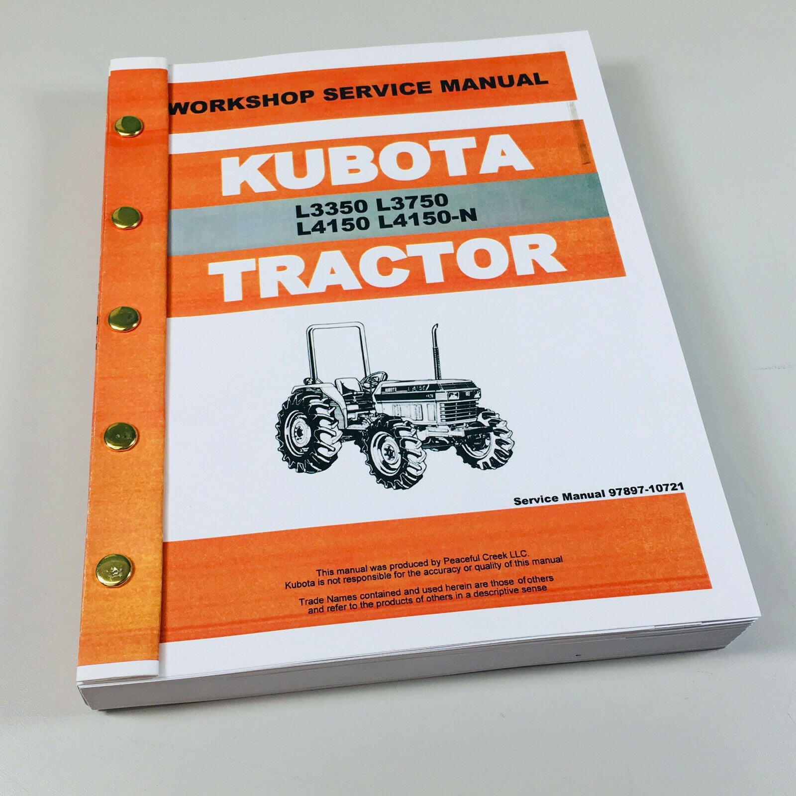 Kubota L4150 Tractor Operators Manual 