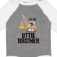 thumbnail image 4 of Inktastic Little Brother Construction Truck Boys Boys Long Sleeve Baby Bodysuit, 4 of 5