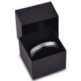 thumbnail image 4 of Charming Jewelers Tungsten Wedding Band Ring 4mm for Men Women Comfort Fit Black Beveled Edge Brushed Lifetime Guarantee Size 12.5, 4 of 5