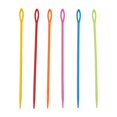 thumbnail image 2 of SPRING Thread Wool Sewing Needles Kids Large Eye Plastic Sewing Knitting Needlework Craft DIY Embroidery Tapestry Sturdy 15cm, 2 of 9
