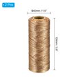 thumbnail image 2 of REGALWOVEN Decorative Metallic Bakers Twine, Wrapping Twine String Rope DIY Tie Gift Packing Beige 2, 2 of 6