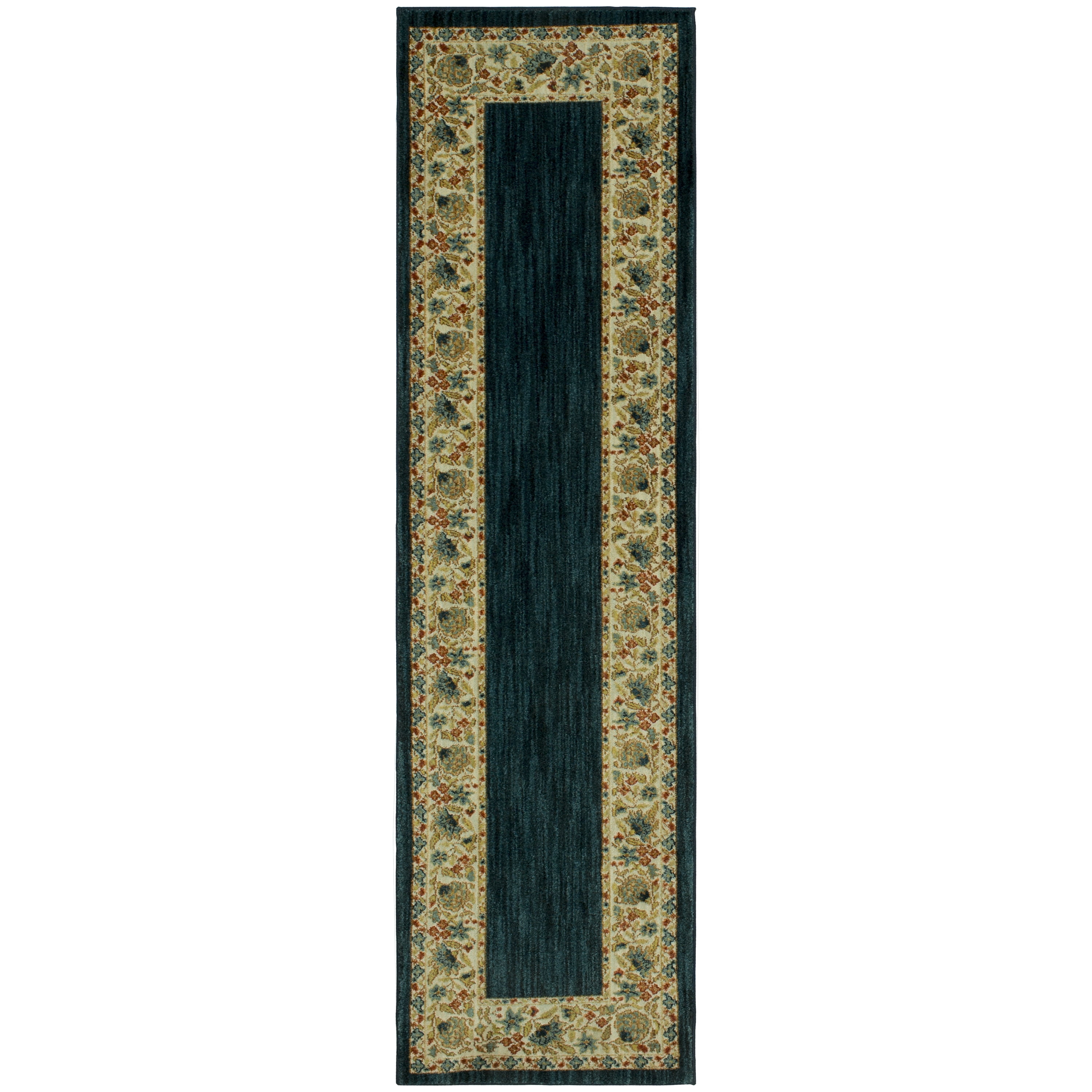 Mohawk Home Terrace Ardala Area Rug 2 1 X 7 Navy Brown Cream