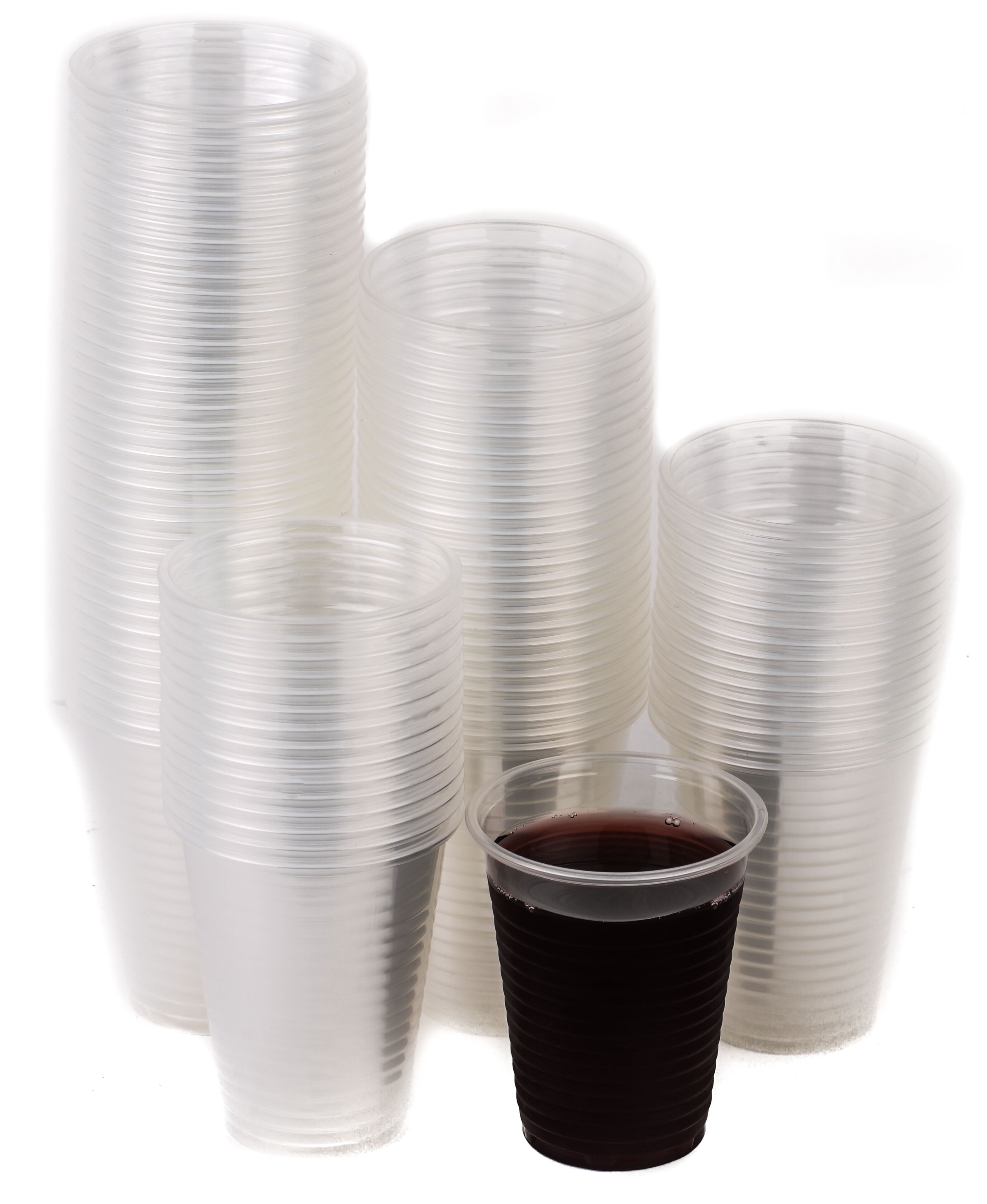 Clear Plastic Cups For Any Occasion Free Disposable Transparent 7Oz 