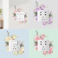 thumbnail image 1 of Ganfancp Flores Románticas Pegatinas Hogar Salón Dormitorio Vinilos Decorativos Autoadhesivos Liquidación 1X Pegatinas para Interruptores, 1 of 1