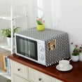 thumbnail image 2 of Universal Cotton Linen Dust Cover with Storage Bag for Kitchen Microwave Oven, 2 of 8