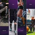 thumbnail image 4 of 6 Pairs Halloween Compression Socks for Women & Men Circulation 15-20 mmHg - Better Blood Flow, Swelling , Best Support for Medical, Running, Nursing, 4 of 7
