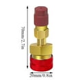 thumbnail image 3 of Kit Adaptateur R1234YF vers R134A Coupleurs Rapides Conversion Côté Haut/bas pour Voiture A/C, 3 of 7