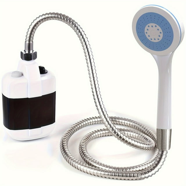 MesaSe Rapid Heating Portable Camping Shower Kit - Effortless Setup for Outdoor Adventures Perfect for Hiking Pet Bathing & Car Washing - All-Weather Performance