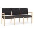 thumbnail image 1 of Pemberly Row Waiting Reception 3 Seat Tandem Seating No Center Arms in Gray, 1 of 5