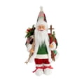 thumbnail image 2 of Colección de adornos de figuras de Papá Noel navideño Figura de Papá Noel de pie para Sujeta el trineo, 2 of 9