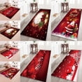 thumbnail image 4 of Faithtur Christmas Carpet Non-Slip Mat Rugs Xmas Rectangle Floor Carpet, 4 of 5